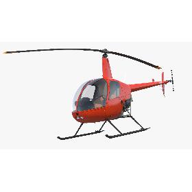 3D Lightweight Helicopter model